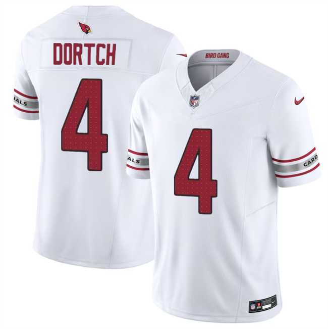 Men & Women & Youth Arizona Cardinals #4 Greg Dortch White 2024 F.U.S.E. Vapor Untouchable Limited Stitched Jersey Dzhi->buffalo bills->NFL Jersey